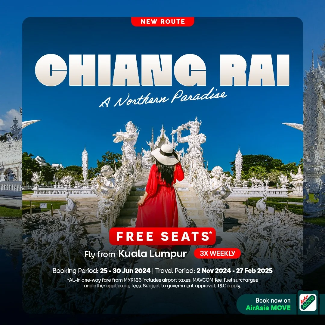 亚航重新开通吉隆坡飞往清莱航线