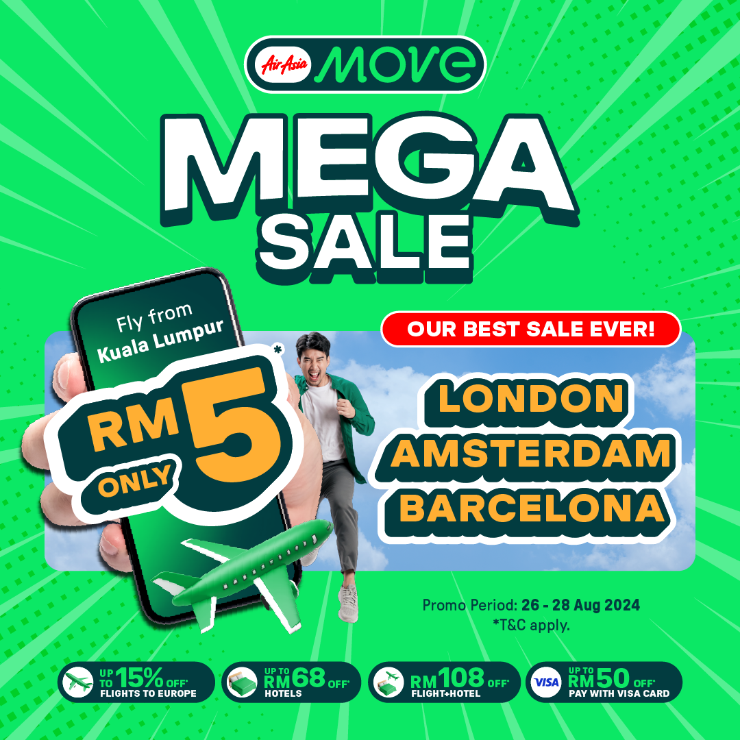 AirAsia MOVE 推出MEGA SALE
