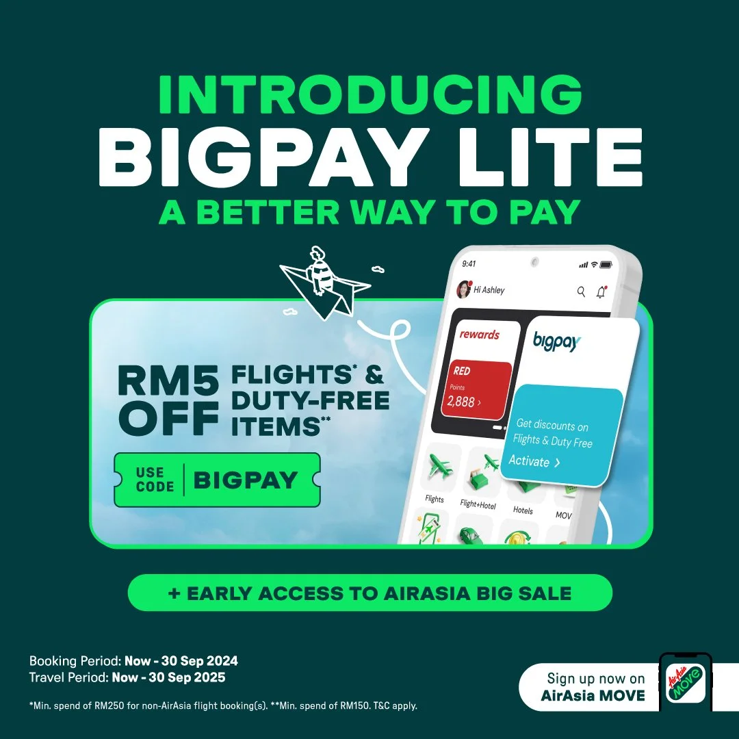 AirAsia MOVE 推出 BigPay Lite 钱包