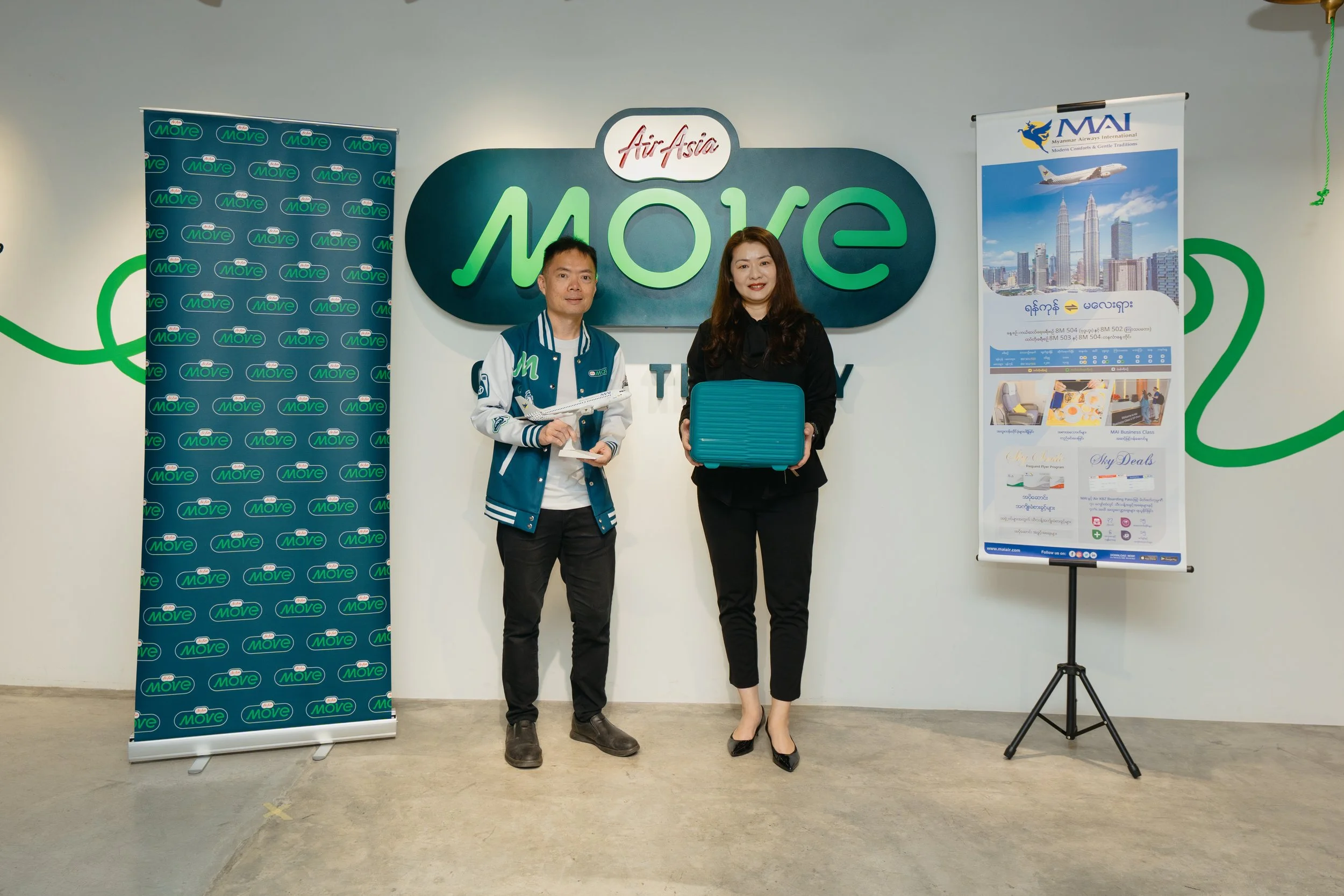 AirAsia MOVE 与缅甸国际航空合作为其平台添加新的航空公司合作伙伴