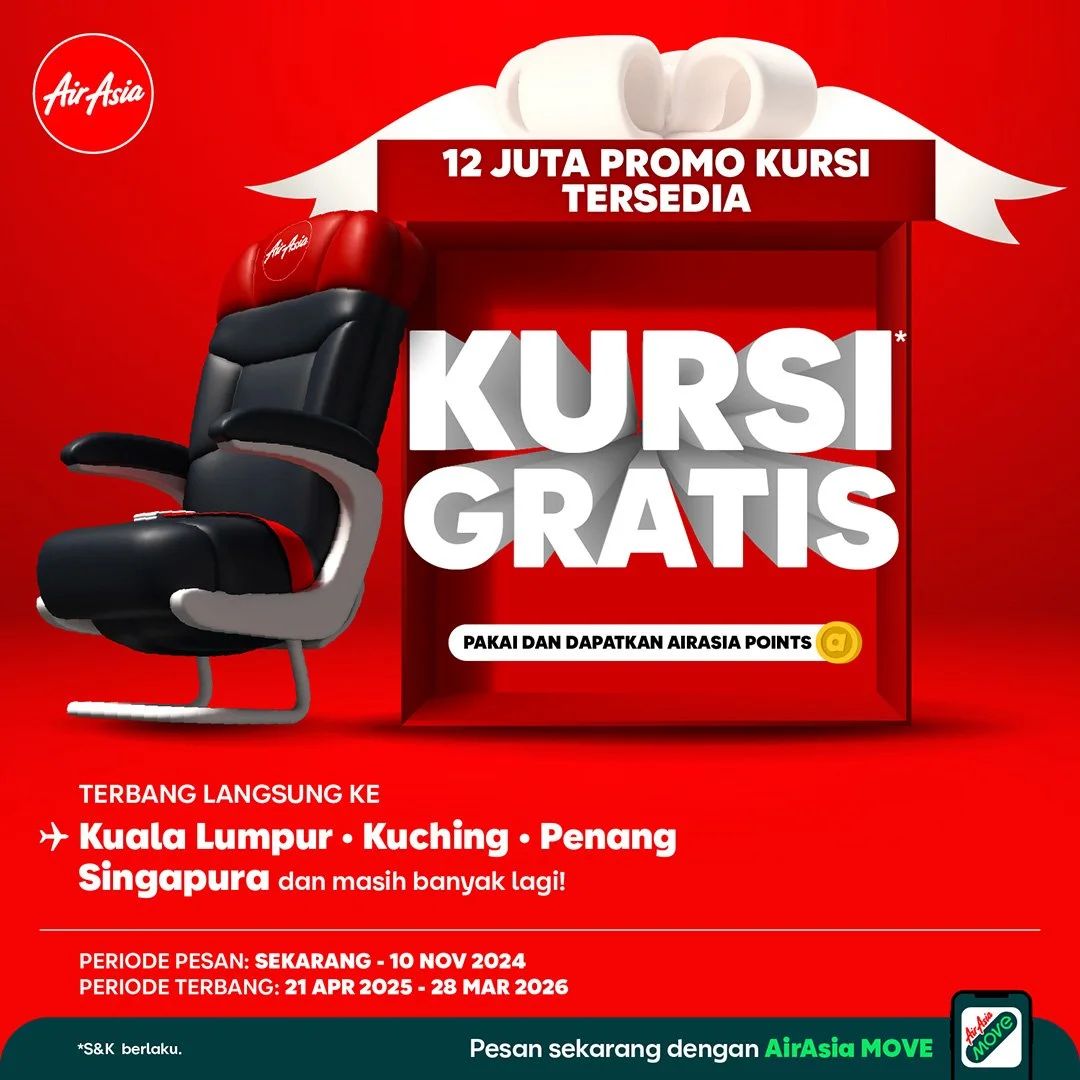 Indonesia AirAsia Inisiasi Peningkatan Wisatawan Mancanegara Lewat Promo Kursi Gratis ke Destinasi Internasional Favorit