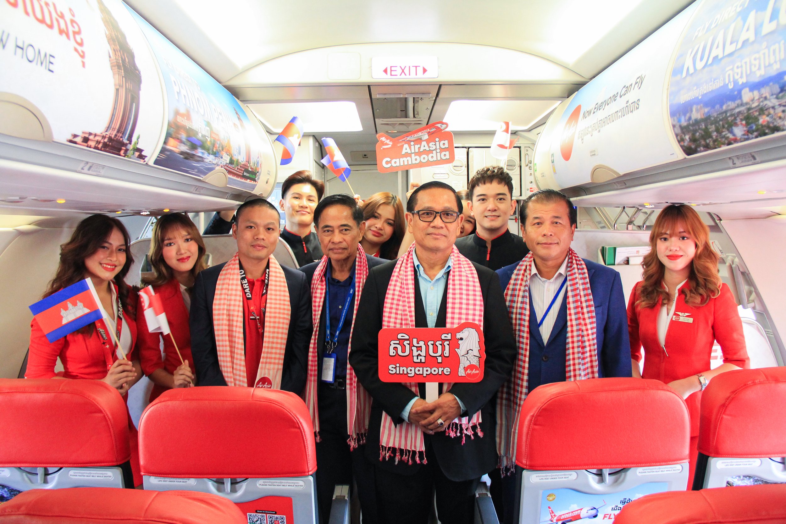 ក្រុមហ៊ុនអាកាសចរណ៍ AirAsia Cambodia ពង្រីកបន្ថែមជើងហោះហើរត្រង់ទៅកាន់ទីក្រុងសិង្ហបុរី ដែលជាការពង្រឹងការតភ្ជាប់ជើងហោះហើរអន្តរជាតិក្នុងសហគមន៍អាស៊ាន