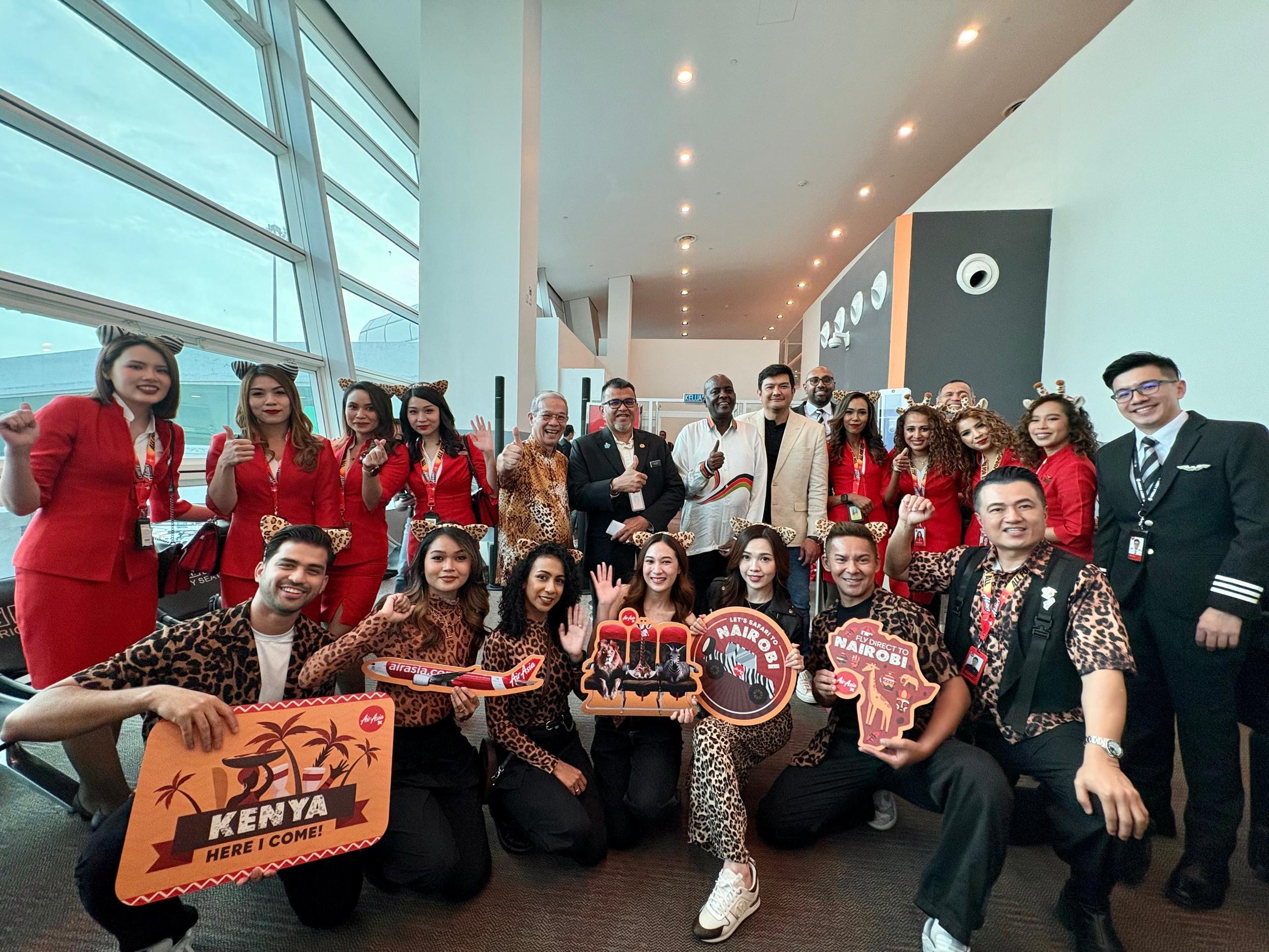 AirAsia X inaugurates flight to Nairobi, the safari capital of the world