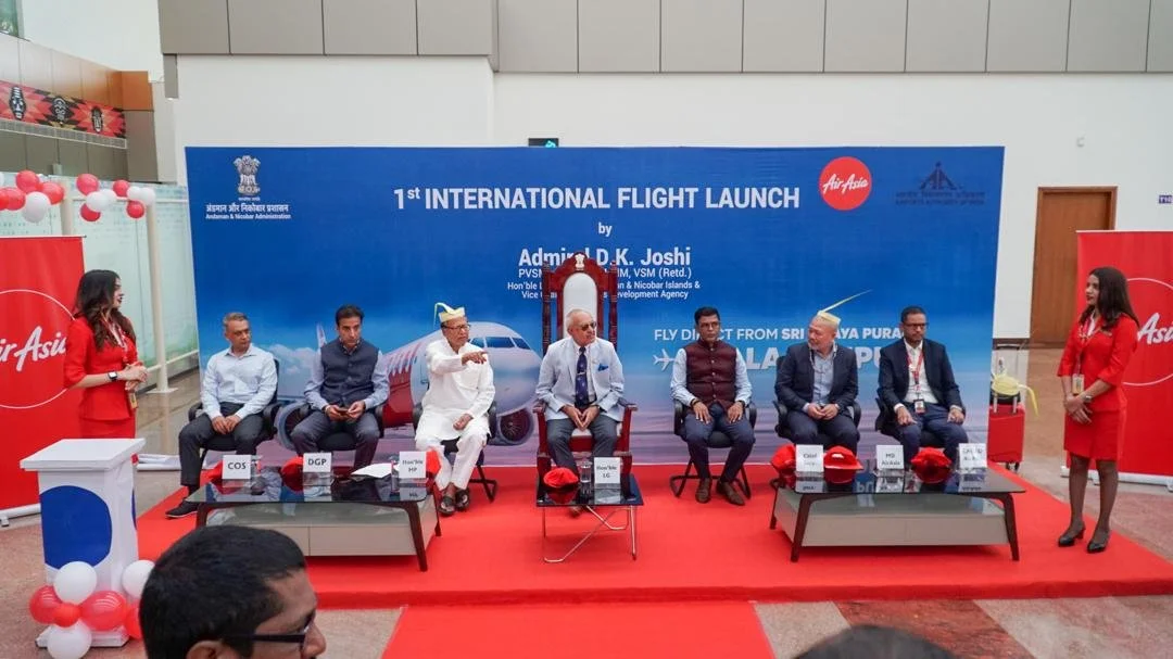 AirAsia lands in Sri Vijaya Puram, boosting international connectivity to the Andaman and Nicobar Islands