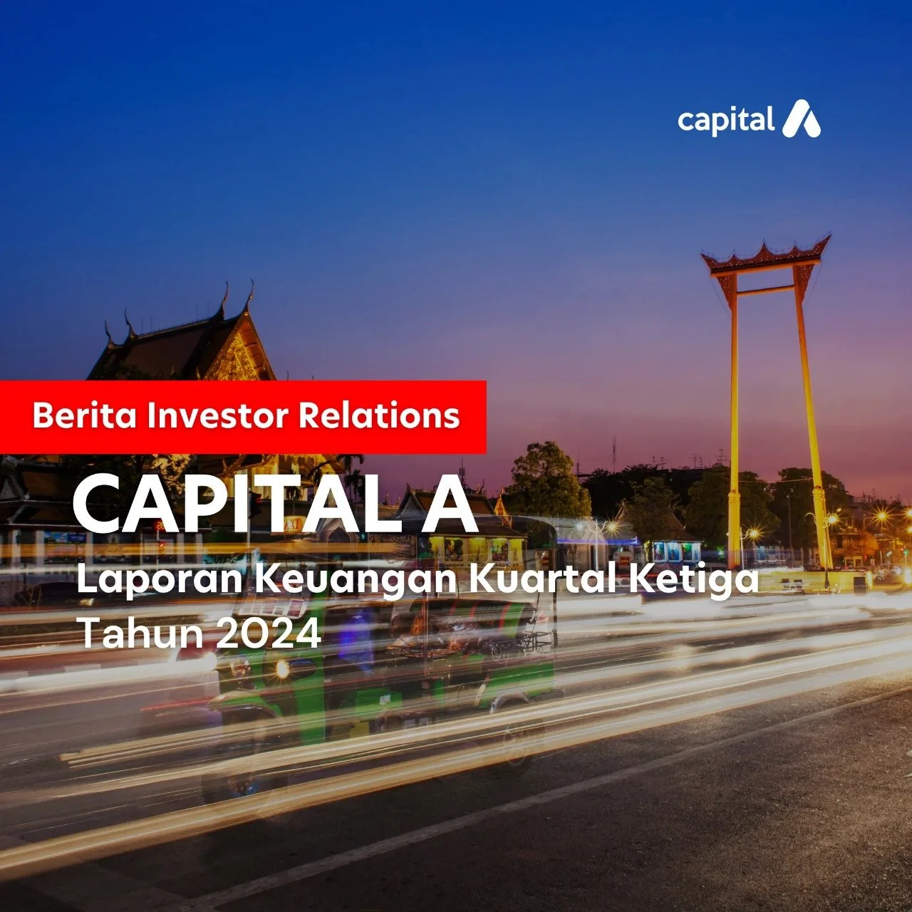 LAPORAN KEUANGAN CAPITAL A KUARTAL KETIGA 2024