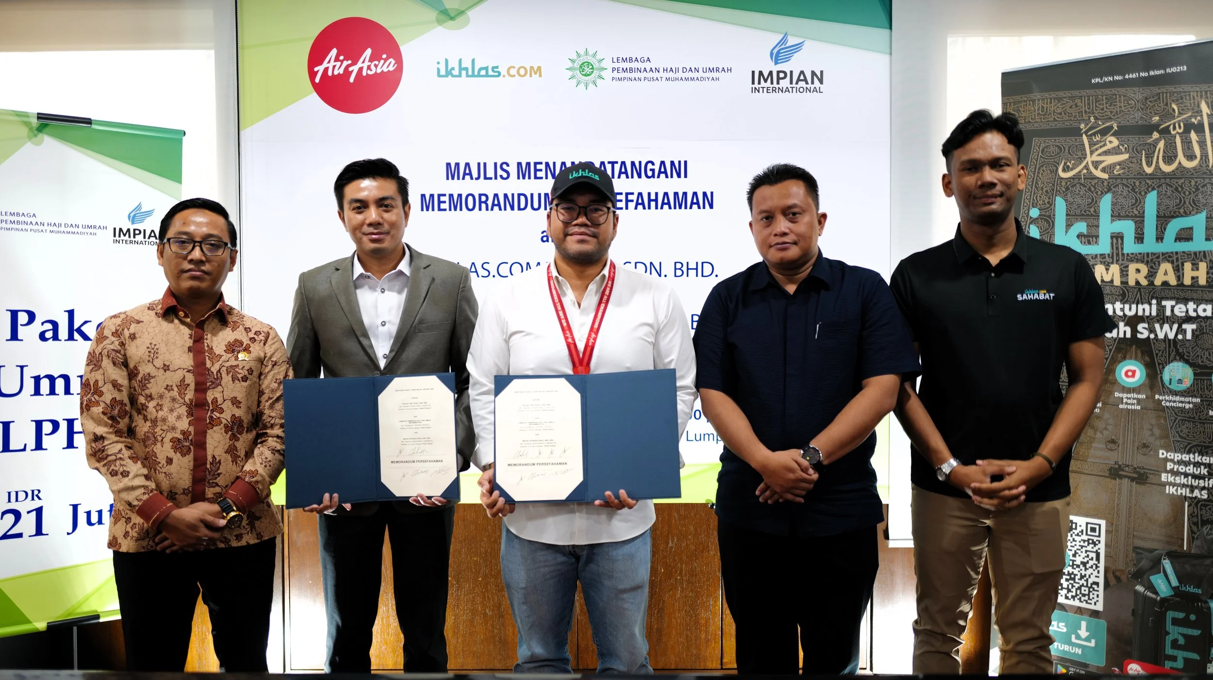 ikhlas.com sasar santuni 50,000 jemaah Indonesia bersama LPHU Muhammadiyah, Impian International