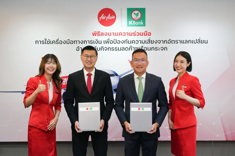 Thai AirAsia and Kasikornbank Sign Thailand's First Green FX Risk ...