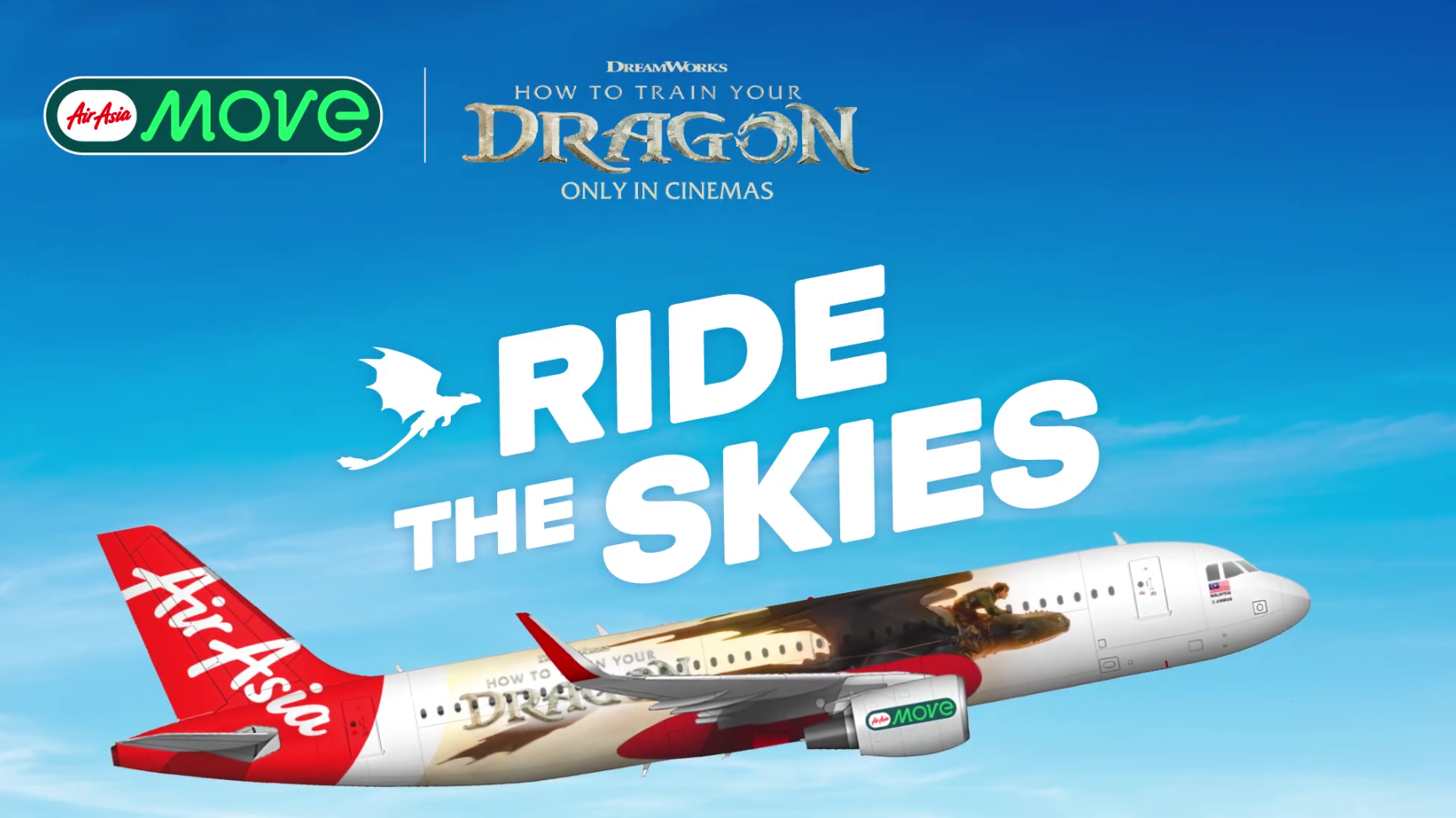 AirAsia Media Supports Universal Pictures with Regional Campaign for New ‘How To Train Your Dragon’ Release