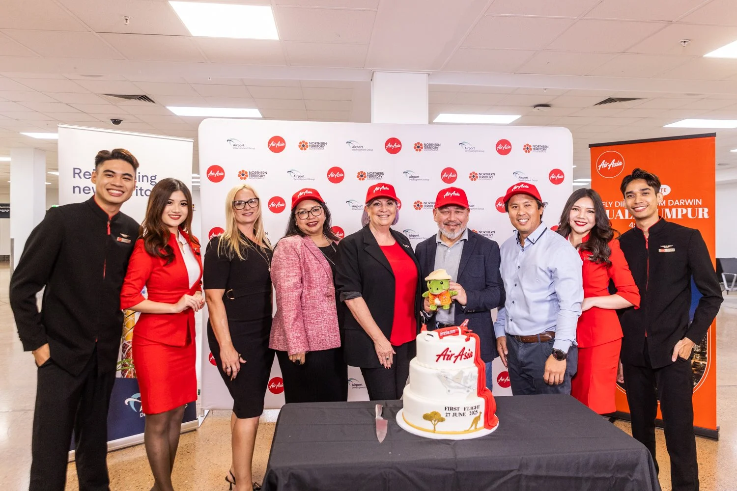 AirAsia lands in the Northern Territory with inauguration of Kuala Lumpur-Darwin flights