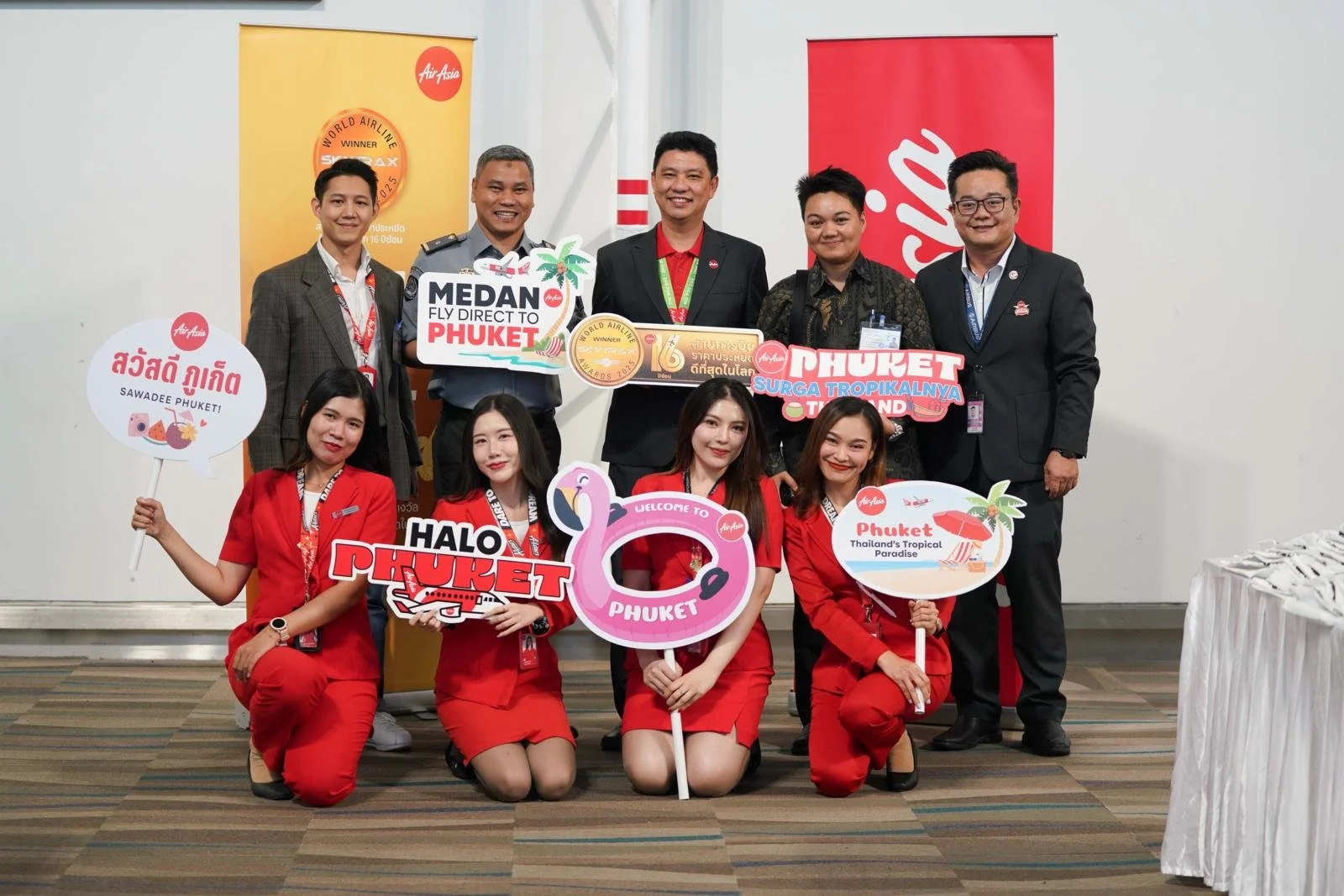 Thai AirAsia Celebrates Inaugural Flight from Phuket to Medan with Over 95% Load Factor