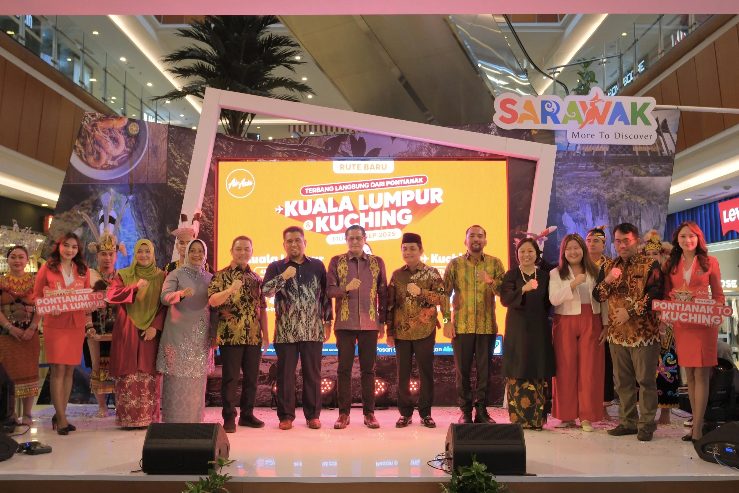 AirAsia strengthens position as airline with largest network between Malaysia and Indonesia, launching two direct routes to Pontianak in West Kalimantan