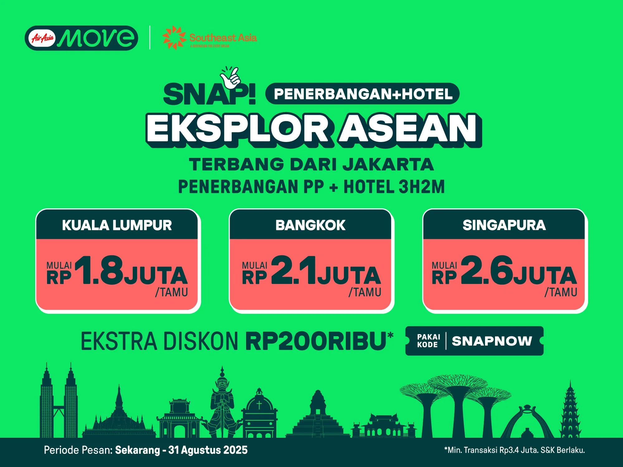 MOVE Luncurkan Kampanye ‘Explore Asean’ Jelang Hari ASEAN