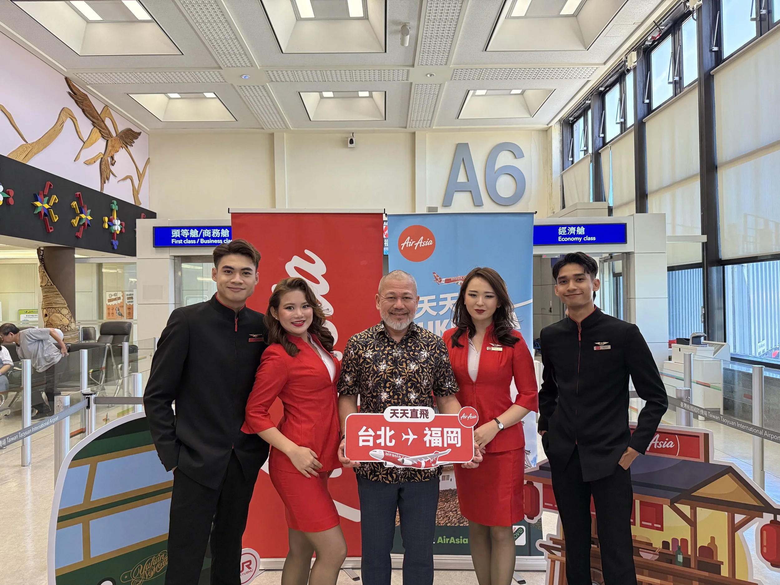 AirAsia台北首條直飛日本九州航線：「台北－福岡」正式啟航