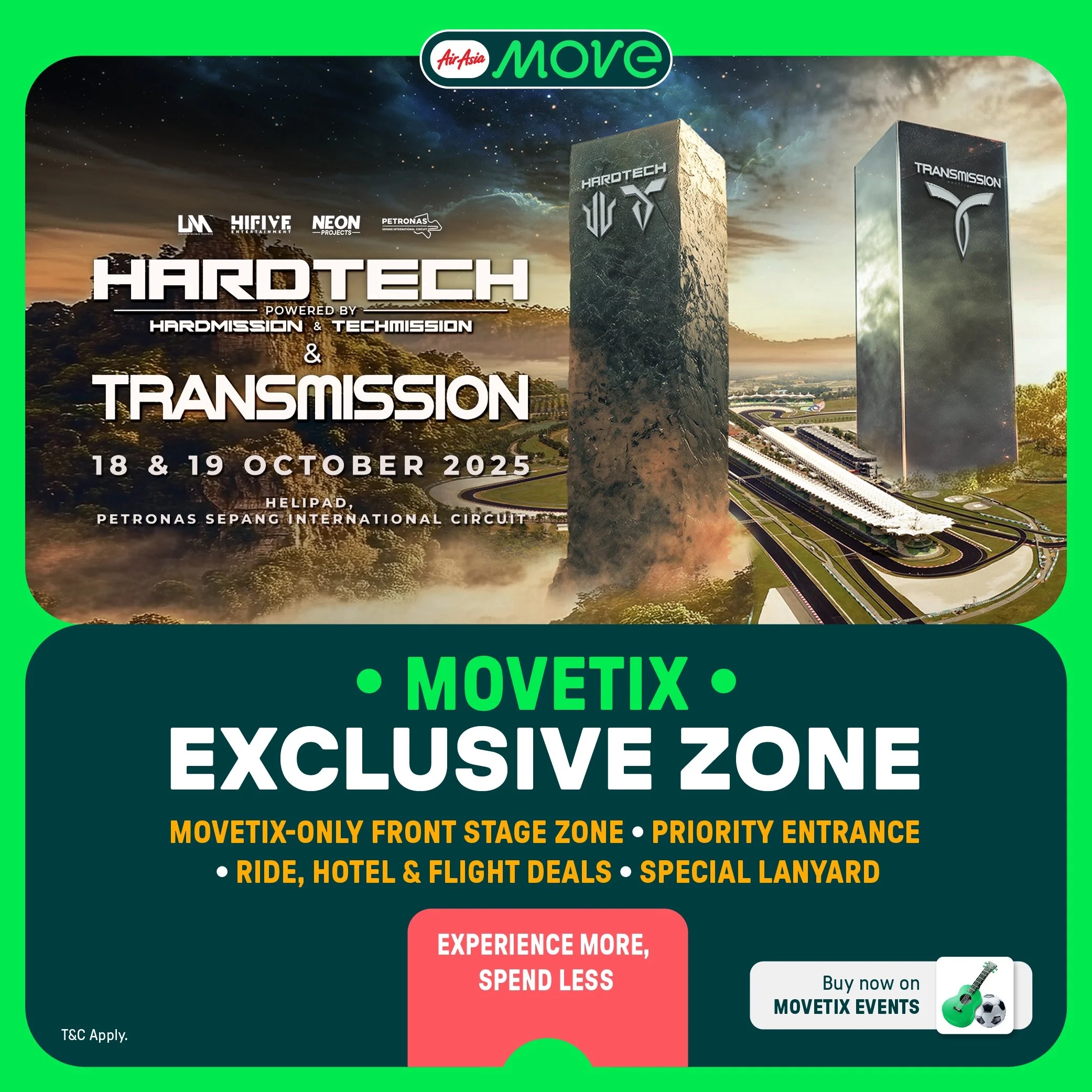 Exclusive Perks Await with Hardtech &amp; Transmission Festival Tickets on MOVETIX Events.
