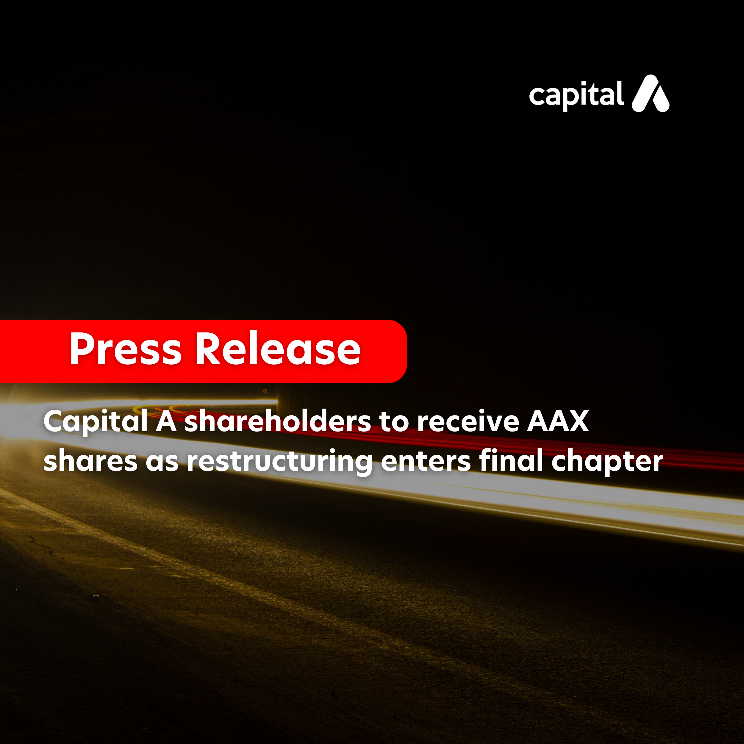 Capital A shareholders to receive AAX shares as restructuring enters final chapter