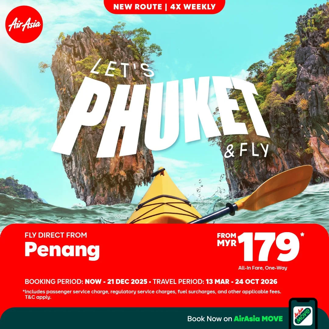  AirAsia strengthens Asean connectivity with new Penang–Phuket route