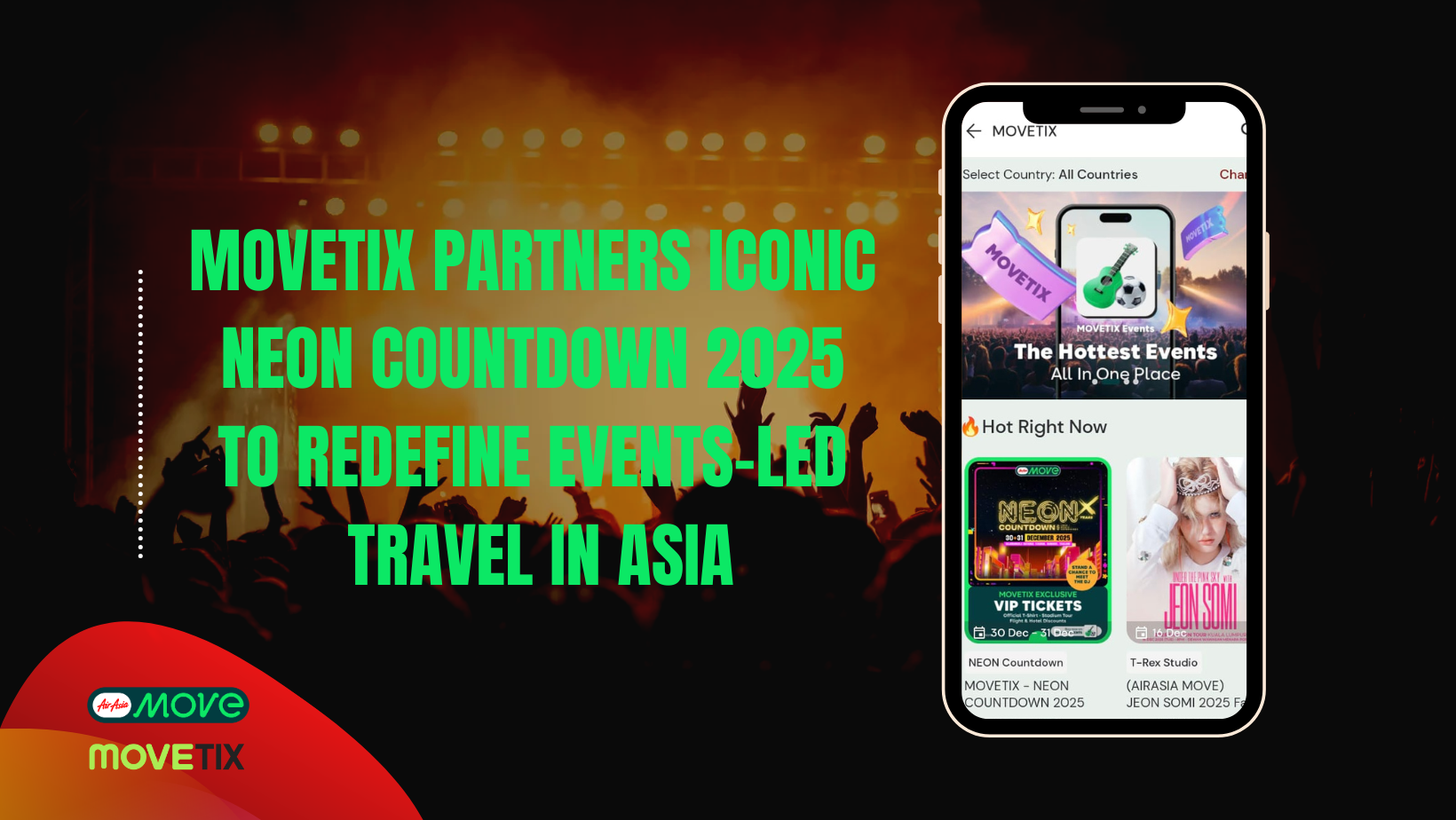 MOVETIX partners iconic NEON Countdown 2025 to redefine events-led travel in Asia