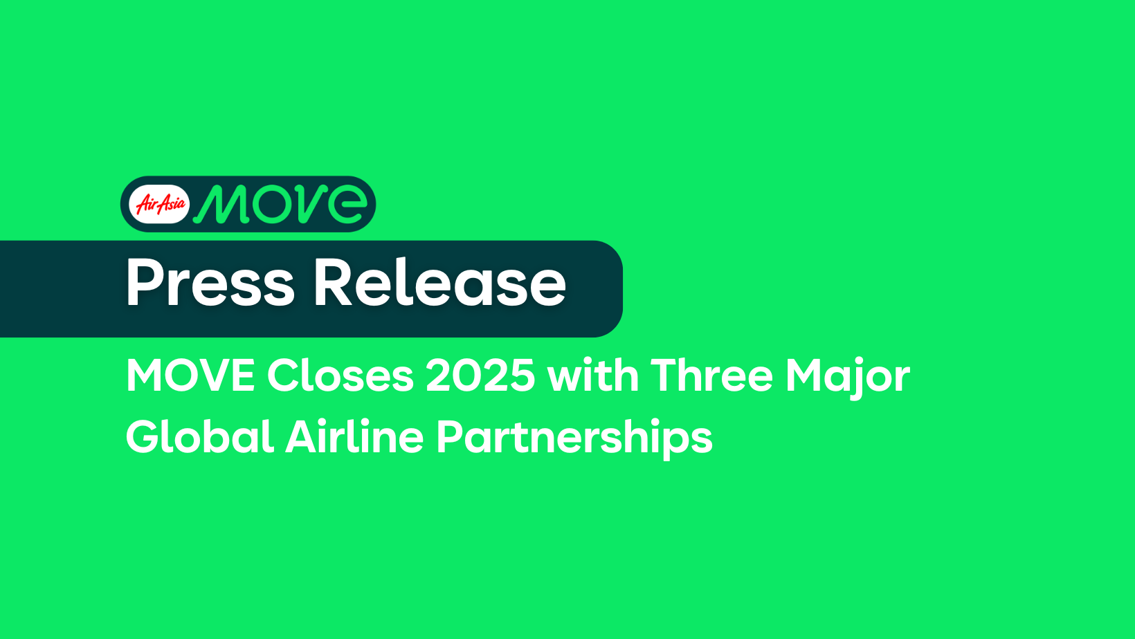 MOVE Closes 2025 with Three Major Global Airline Partnerships