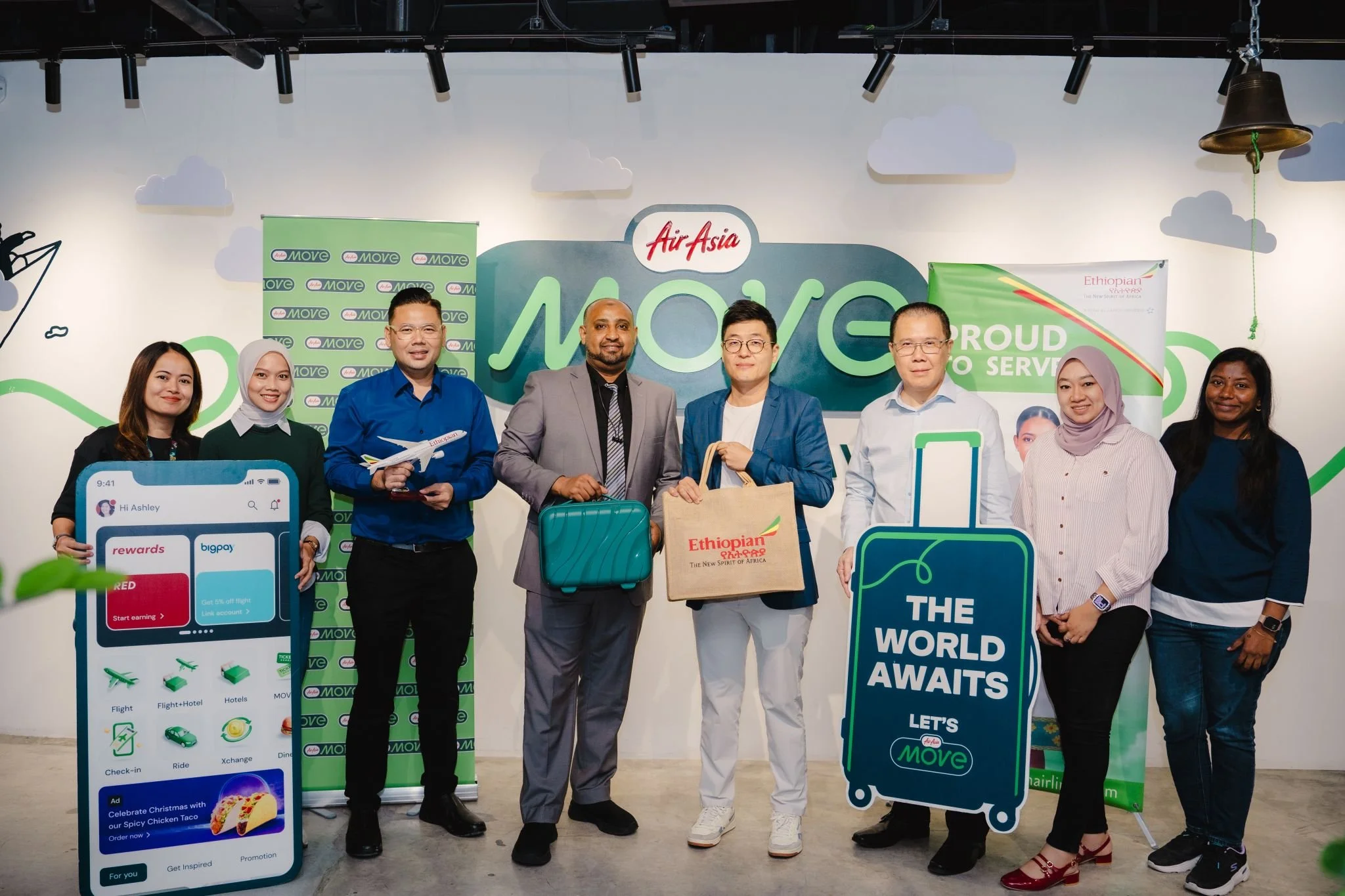   Majlis menandatangani perjanjian kerjasama sepanjang suku keempat tahun 2025 dengan syarikat penerbangan Ethiopian Airlines, Vietjet Air dan Garuda Indonesia telah diadakan&nbsp;di ibu pejabat MOVE di Kuala Lumpur.&nbsp;  