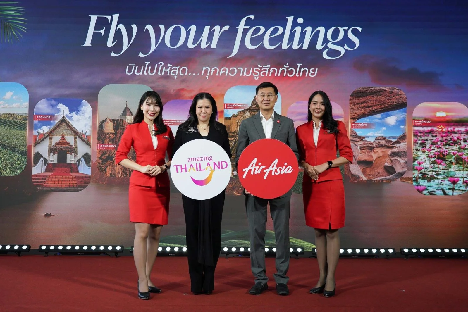 AirAsia Teams Up with TAT to Ignite Domestic Tourism Following Lisa’s Footsteps, Offering Up to 15% Off and a Chance to Win "Free Flights for a Year!"