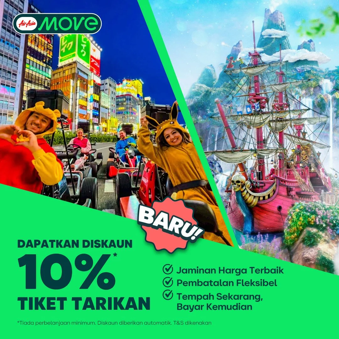 AirAsia MOVE perluas portfolio merangkumi aktiviti tarikan global 