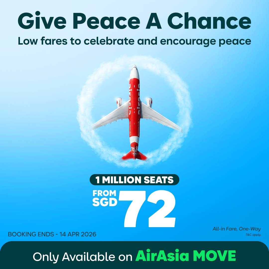 AirAsia advocates peace and connection with ‘Give Peace a Chance’ campaign