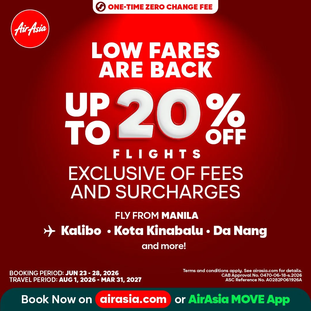 AirAsia low fares are back: Your gateway to more adventures