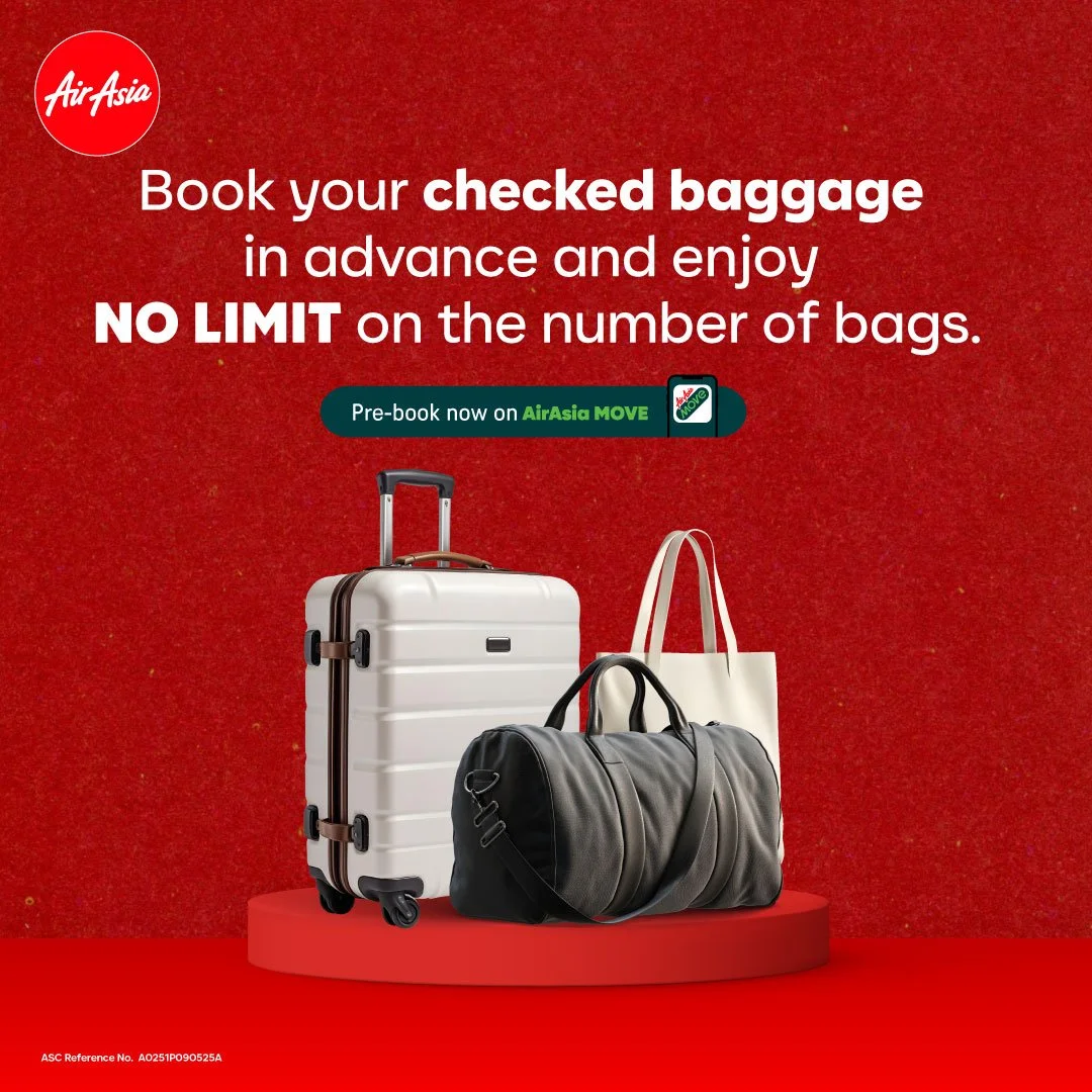What If You Bring More? AirAsia Philippines Lets You Check In as Many Bags as You Need