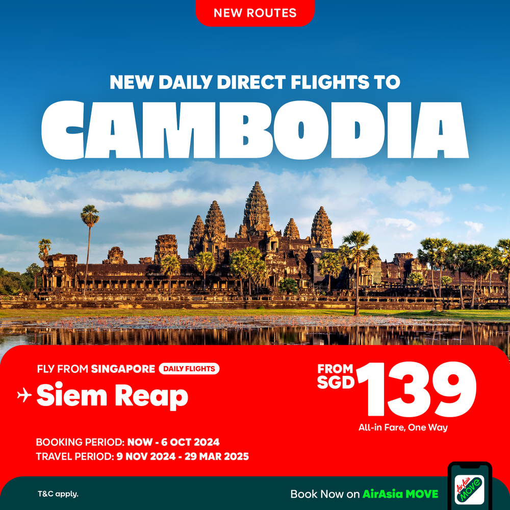 AirAsia Cambodia adds The Lion City to its growing international ...