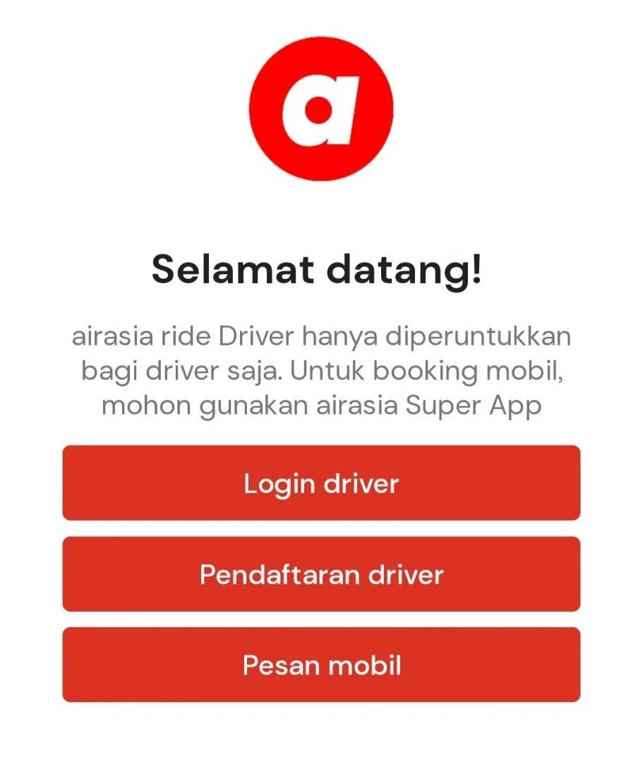 Panduan Registrasi Online Pengemudi airasia ride di Provinsi Bali ...