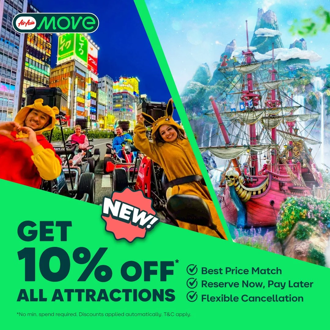 Airasia Move Ride AirAsia MOVE expands portfolio to include global attractions — AirAsia ...