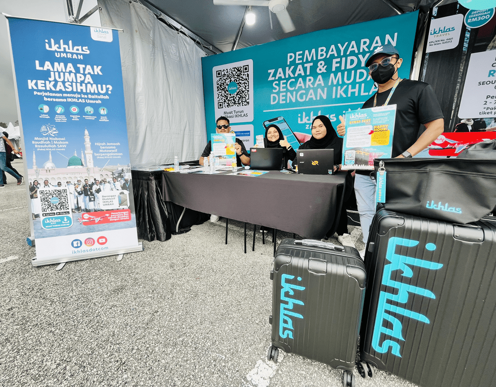 Win Umrah, Korea Travel Packages from IKHLAS at Kamya Fest 2023 ...