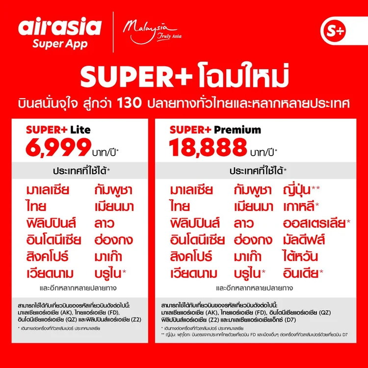 Was Gibt Es Bei 2 Richtigen Bei Super 6 กลับมาเเล้ว.. “SUPER+ บินสนั่นจุใจ” แบบรายปี เริ่มต้นสุดคุ้มเพียง 6,999