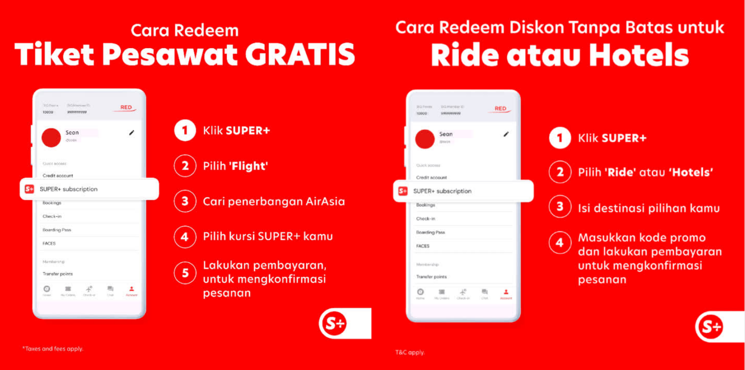 SUPER+ dari airasia Super App Perkenalkan Versi Terbaru, Berikan