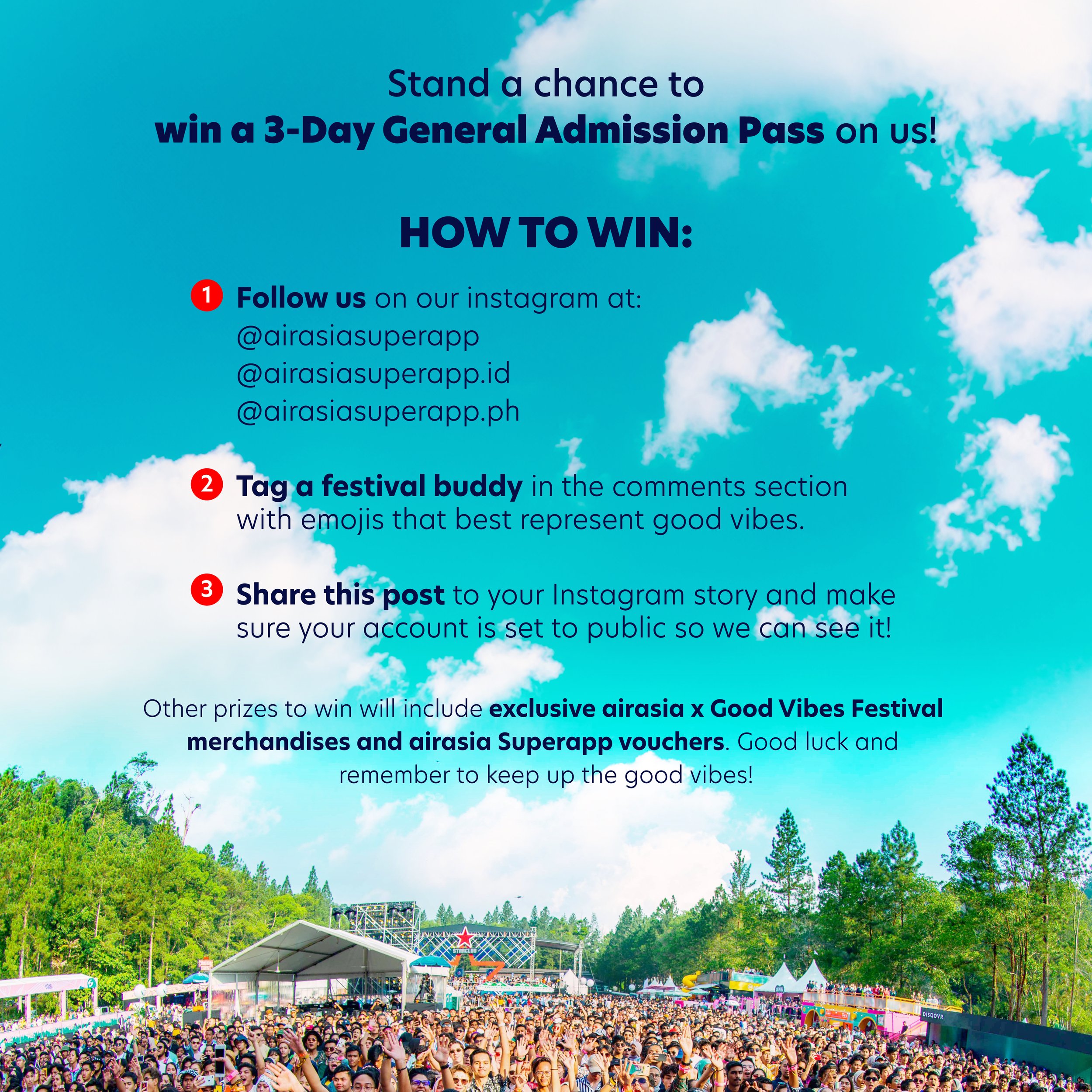 Win a 3-Day General Admission Pass to Good Vibes Festival