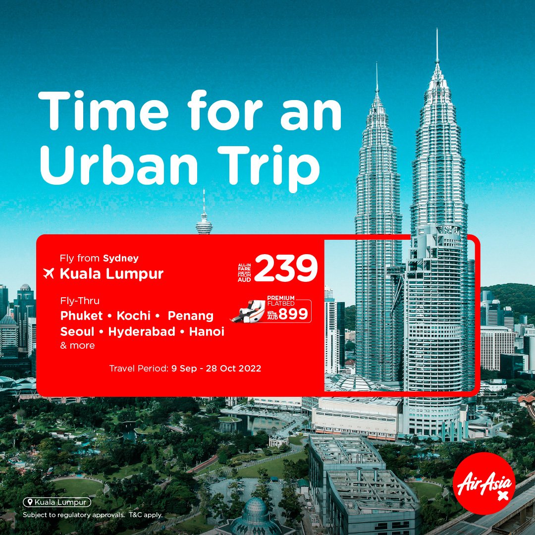 AirAsia X returns to Australia! First flight to Sydney touches down