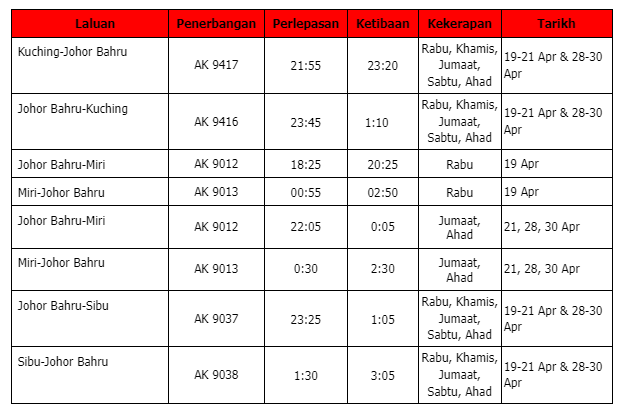 Balik kampung sempena Hari Raya ini bersama AirAsia dengan penerbangan tambahan istimewa pada tambang rendah tetap AirAsia Tambah Penerbangan Dengan Tambang Tetap Sempena Raya Aidilfitri Balik kampung this Hari Raya with AirAsia’s extra flights at fixed low fares
