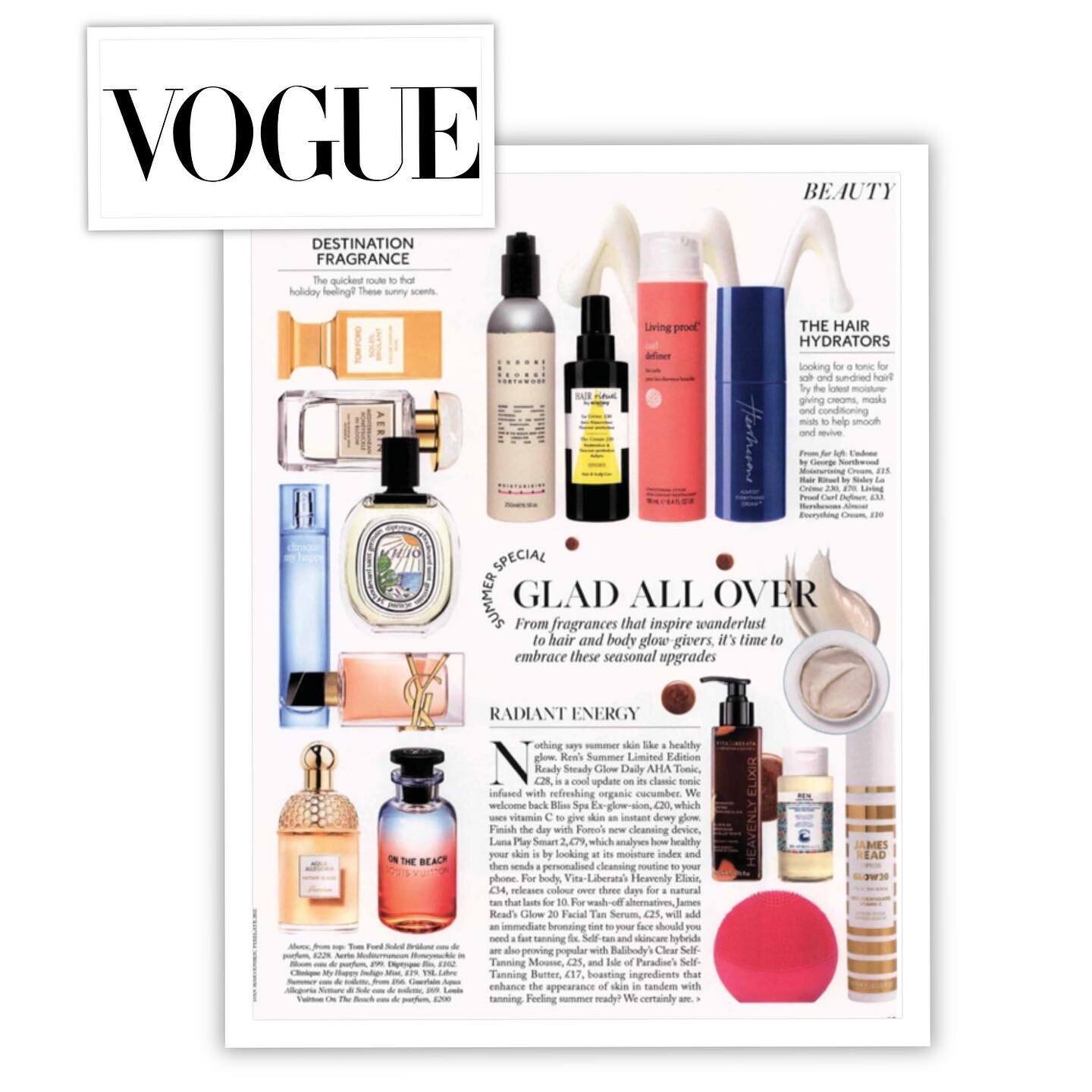 Another stunning piece that&rsquo;s come in this morning 🤩 Thank you @jessicadiner for including @renskincare Summer Limited Edition Ready Steady Glow Daily AHA Tonic in your summer beauty feature 🥒✨#renskincare #beautypr