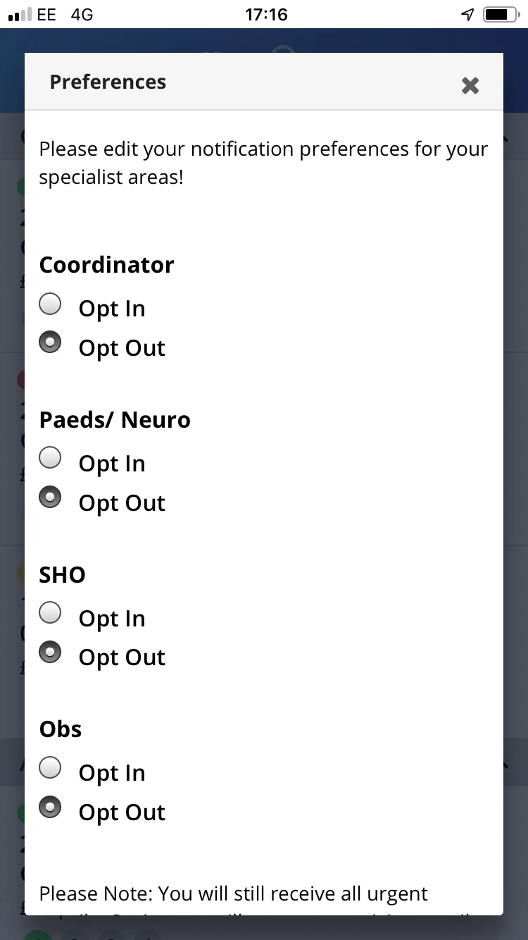 Specifically for each individual skill set to which you are marked