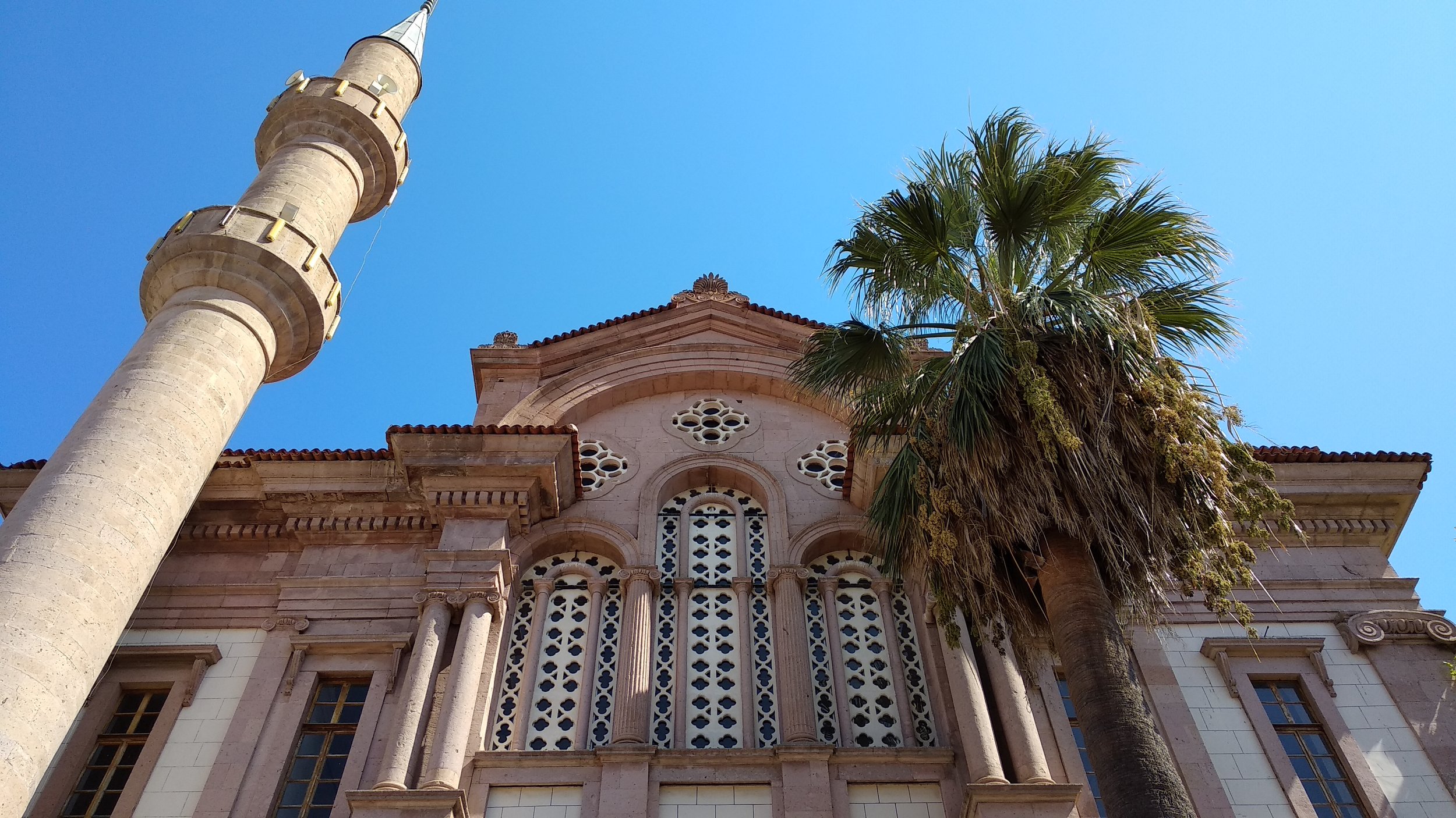 The Alibey Mosque was built in 1790 as the Greek Orthodox church of Ayios Yorgis and converted to a mosque in 1923