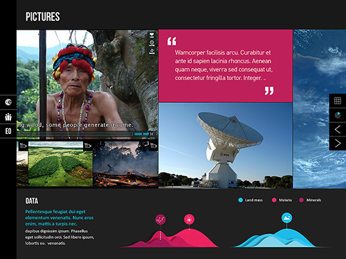 On2Design: Digital Design. UI (User Interface) design.Discovery phase iPad interactive menu page design