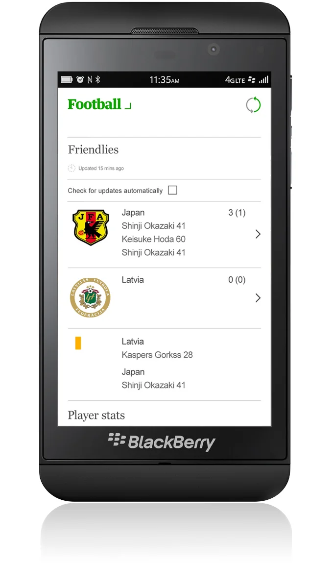 On2Design: Digital Design. UI (User Interface) | mobile app design.Design of The Guardian News and Media Blackberry Z10 app.
