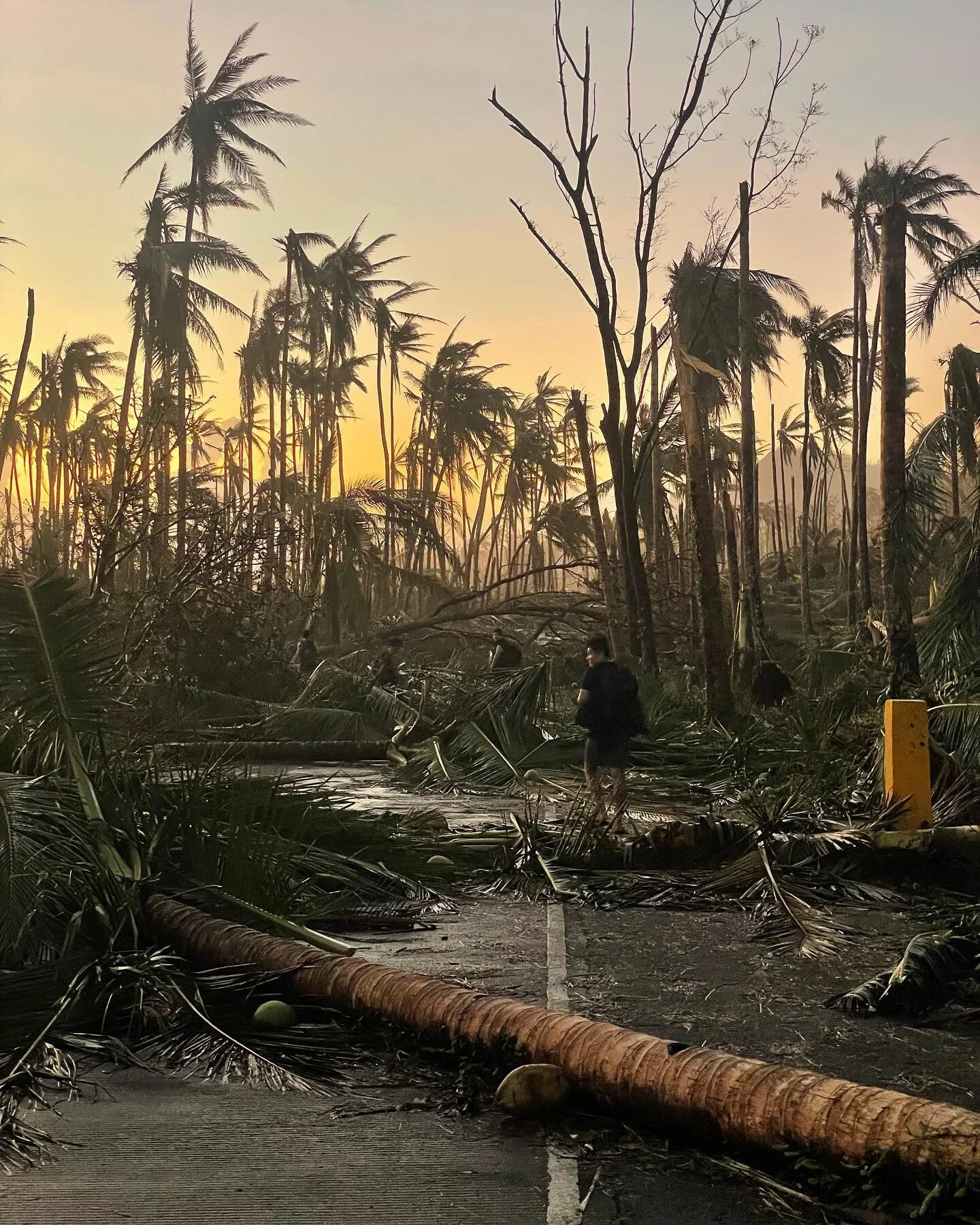 On Dec. 18, Royd and I, Ryan, Alex and Will left Burgos at 4am, with the intention of walking 44 kilometers south to Dapa Port.

We passed Baybay and Pacifico, towns that had been leveled by the typhoon. The highway through these towns was impassable