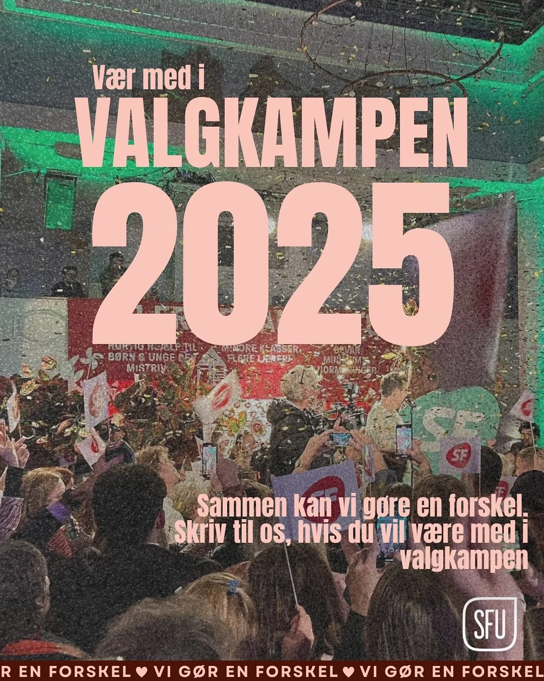 Vi kan g&oslash;re Danmark mere soldarisk. Vi kan g&oslash;re Danmark mere gr&oslash;n. Sammen kan vi g&oslash;re en forskel.

G&oslash;r en forskel og v&aelig;r med i valgkampen - send en DM, hvis du vil v&aelig;re med❤️💚