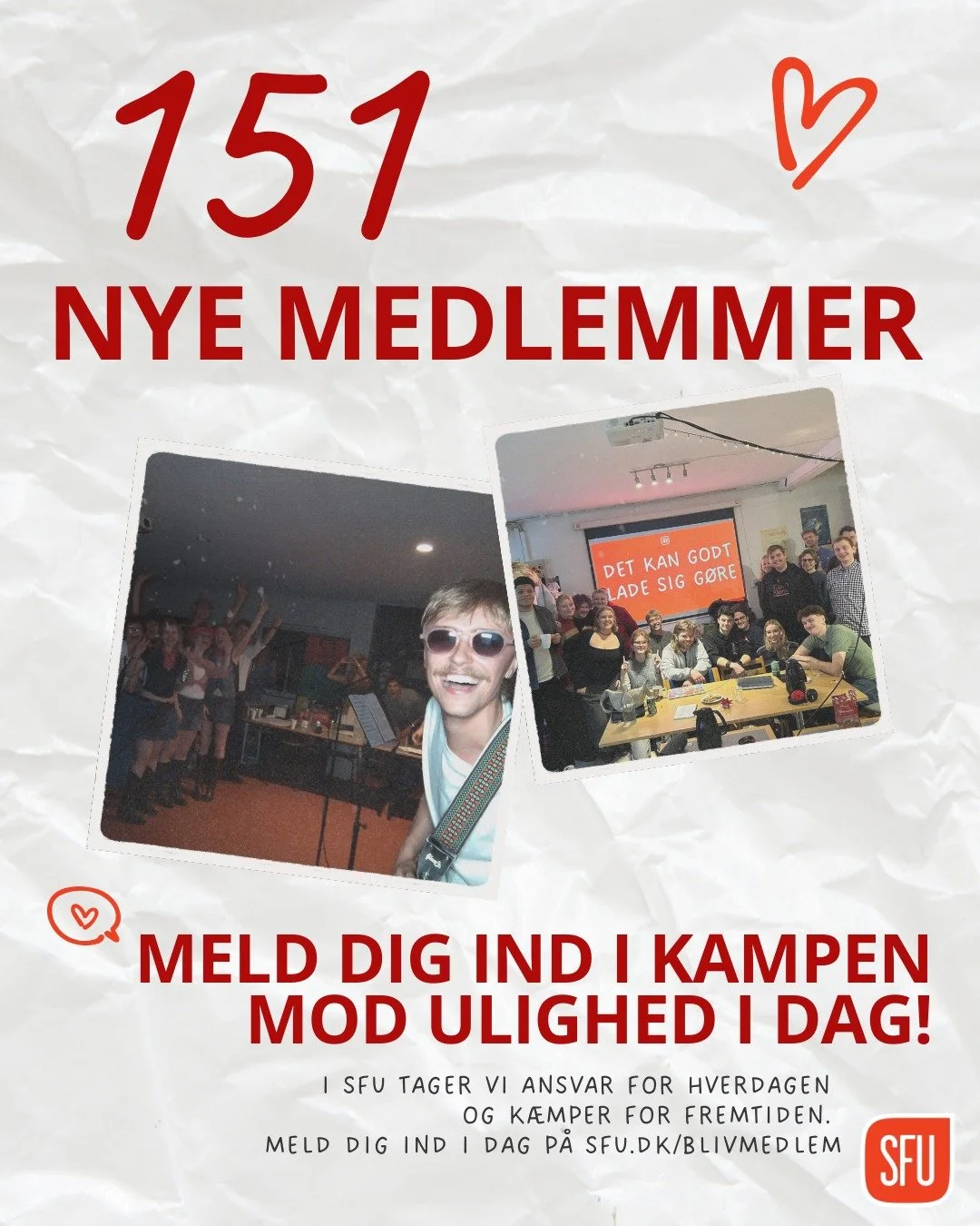 Bliv en del af SFU i dag❤❤
