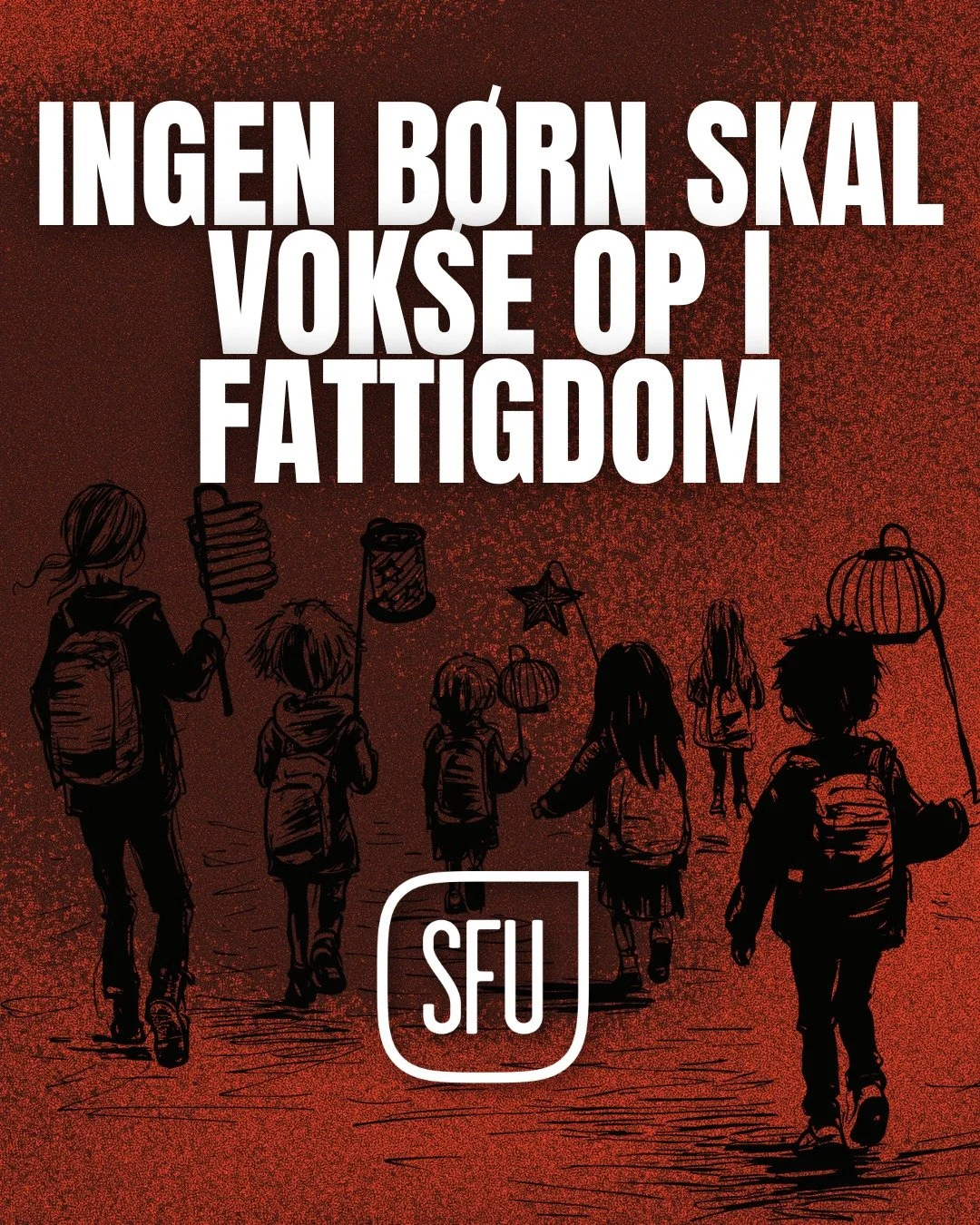 DANMARK ER FOR RIGT ET LAND, TIL AT LADE B&Oslash;RN VOKSE OP I FATTIGDOM

Om lidt er der valg i Danmark, og det betyder at borgerlige politikere kommer til at love tonsvis af skattelettelser til de rigeste i overklassen. I SFU synes vi, at pengene s