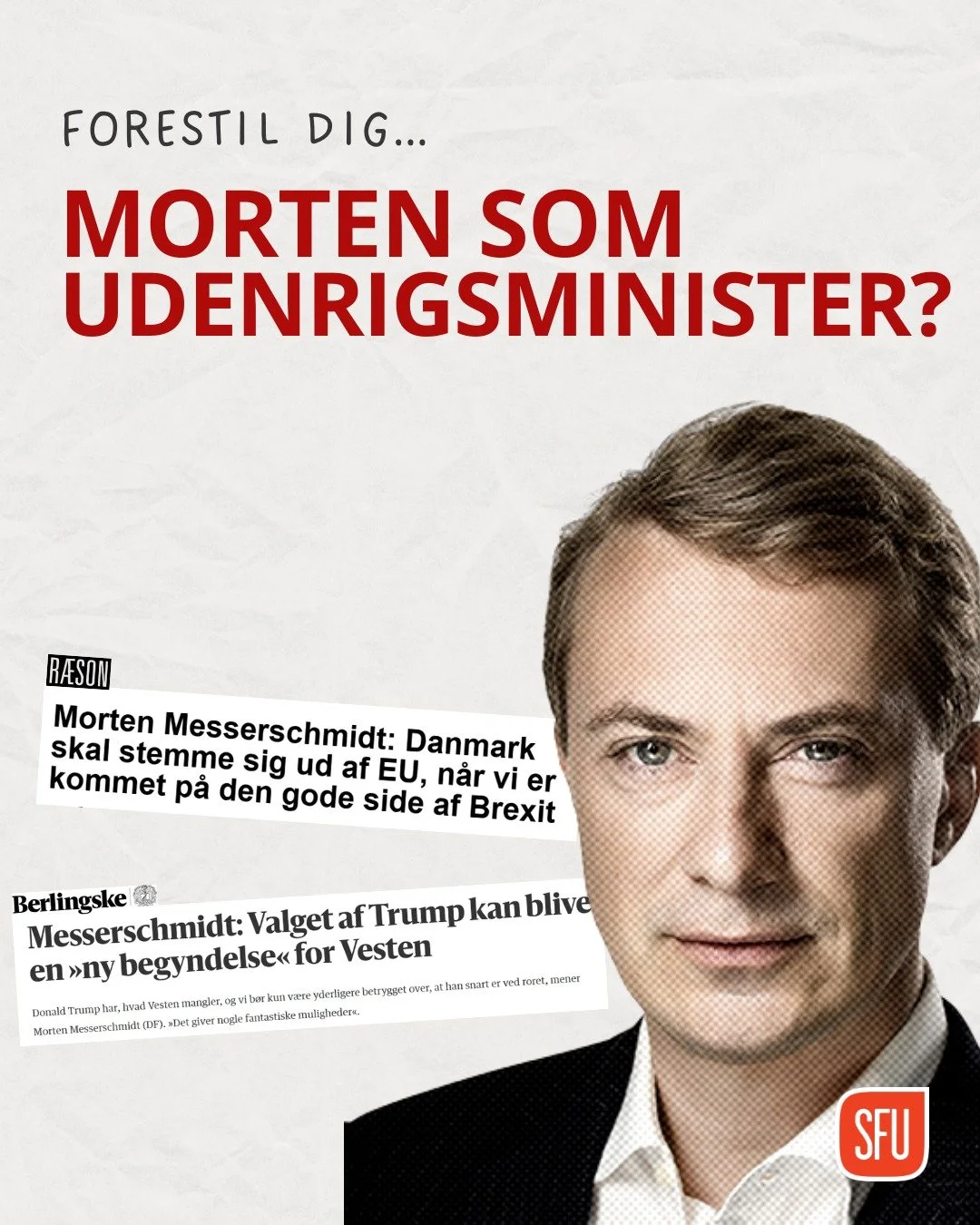 Vi skal have en R&Oslash;D regering<3