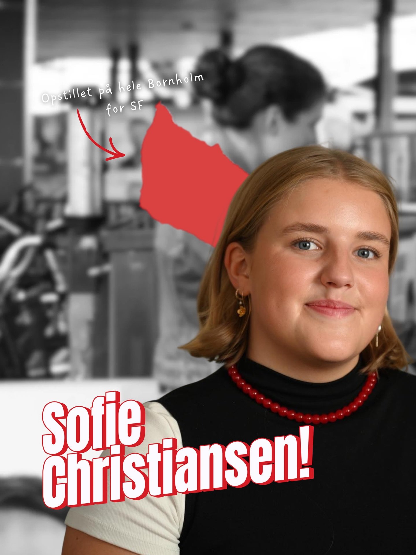 P&aring; du p&aring; Bornholm? Stem @sofiechristiansensf 💫