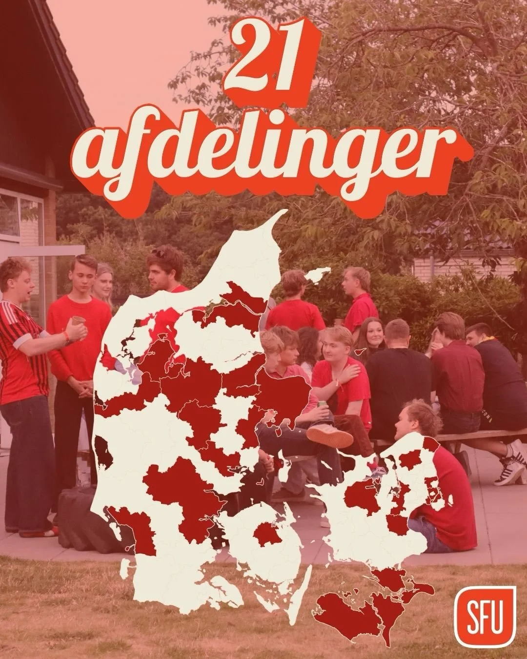 Er du ny i SF Ungdom? Eller nysgerrig p&aring; hvordan du kan blive aktiv?

Vi har 21 lokalafdelinger fordelt over hele landet, og der kan du g&oslash;re en k&aelig;mpe forskel🔥

Hvis du vil v&aelig;re aktiv i en lokalafdeling, eller er nysgerrig p&