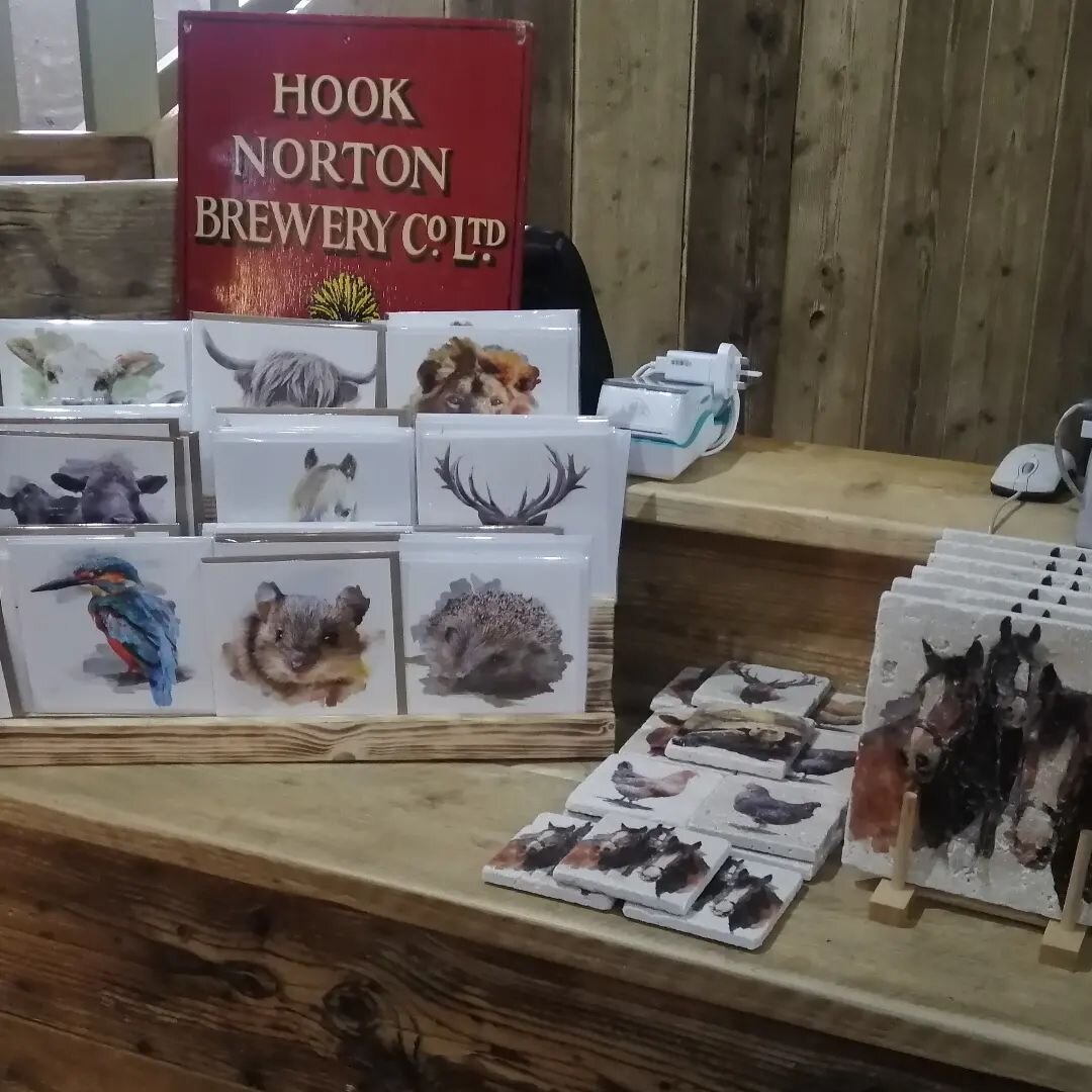 My cards, coasters and trivets are now available in the Hook Norton Brewery shop. #exciting  #hookybrewery  #shirehorse